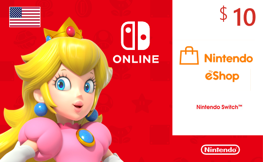 10美金Nintendo eShop充值卡/礼品卡