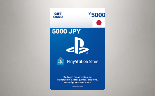 PSN 5000円充值卡/礼品卡/PlayStation