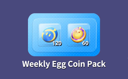 Weekly Egg Coin Pack（国际服）ID快充 蛋仔派对Eggy Party
