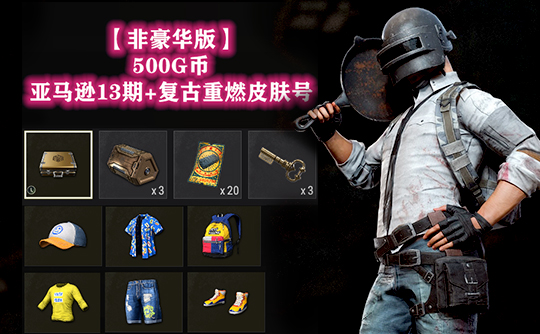 【非豪华版】500GB亚马逊13期+复古重燃皮肤号