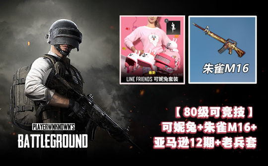 【80级可竞技】可妮兔+朱雀M16+亚马逊12期+老兵套